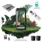 Preview: Caluma Set - 2 Plants Premium (80 x 80 cm, 150 W)