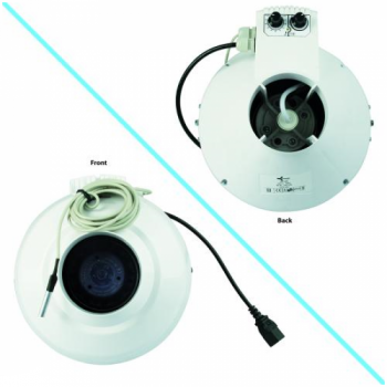 Ventilution Rohrventilator, mit Klimaregler, 355 m³/h, 125 mm, IEC-Connector