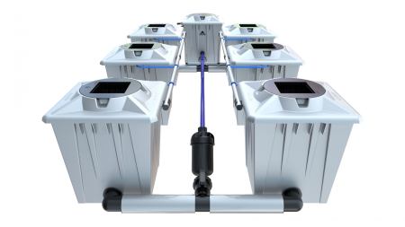 Alien Hydroponics RDWC 6POT Silver 20L