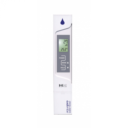 HM Digital EC/Temp-Meter, AquaPro, Auflösung: 0,1 µS, 0,1 °C