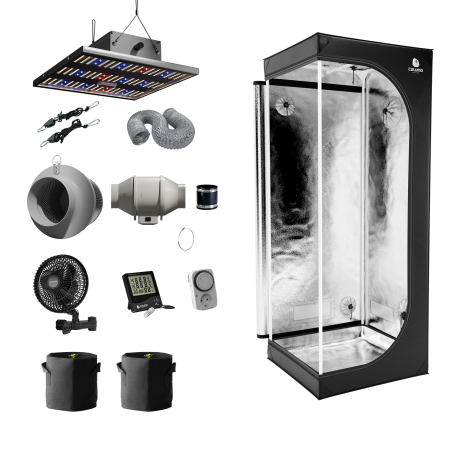 Caluma Growset XL (120 x 120, 320 W, One-Box) Growbox Komplettset