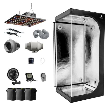 Caluma Growset M (80 x 80 cm, 150 W, One-Box) Growbox Komplettset