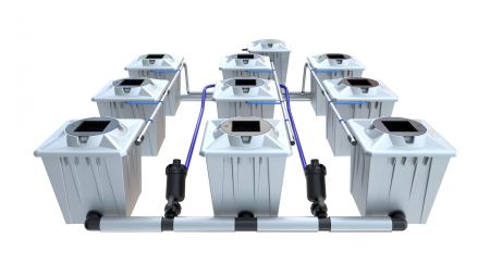 Alien Hydroponics RDWC 9POT Silver 20L