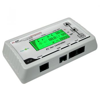 GSE EC LCD-Lüftungsregler (2 Lüfter) RJ45