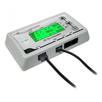 GSE EC LCD-Lüftungsregler (2 Lüfter) RJ45