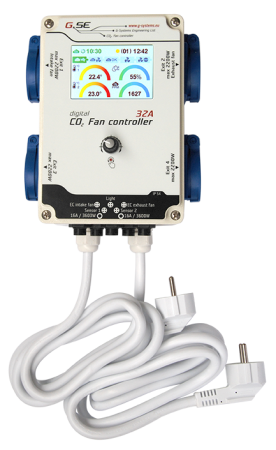 GSE CO2 Regler / Controller 4 Ausgänge 32A