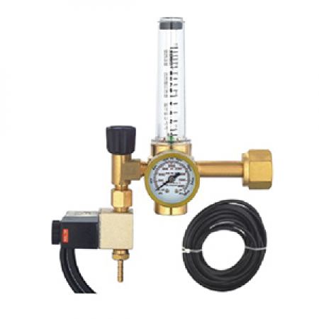 GSE CO2-Druckregler mit Durchflussmesser, Manometer und 230V-Magnetventil