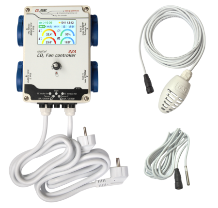 GSE CO2 Regler / Controller 4 Ausgänge 32A