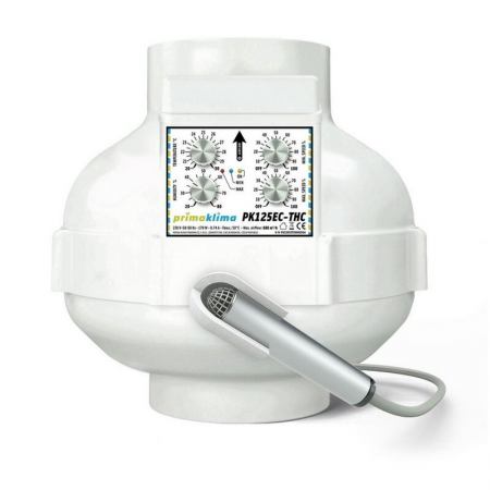 Prima Klima EC-THC Ventilator Temp&Hygro Control 680m³/h 125mm