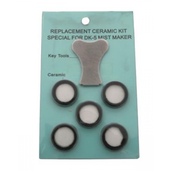 Ersatzmembrane für Ultraschall-Nebler, 5 Membrane, 1600 ml/h - 5 Stk. je Packung