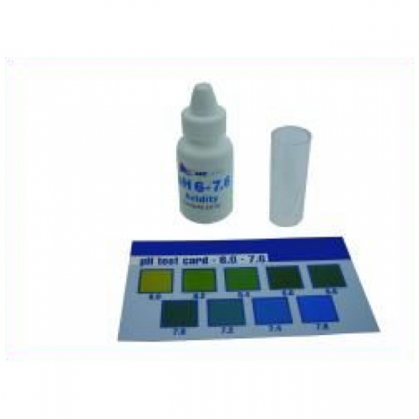 pH-Test-Kit fein, 9 Farbstufen von pH 6,0-7,6, reicht für 150 Tests