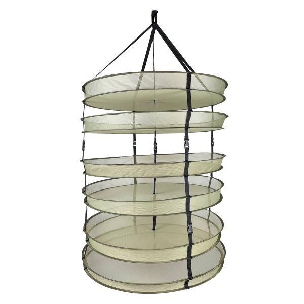 Caluma Trockennetz, Ø 90 cm, 6 Etagen, (Clip- & faltbar)