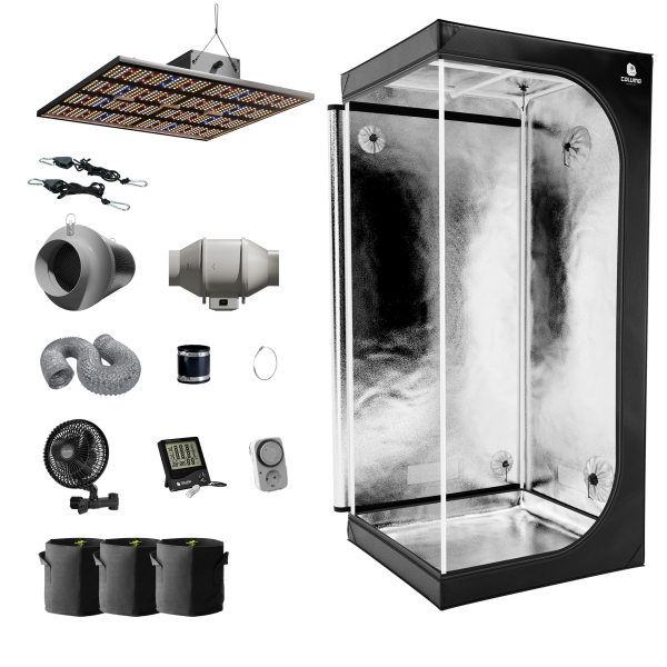 Caluma Growset M (80 x 80 cm, 240 W, One-Box) Growbox Komplettset