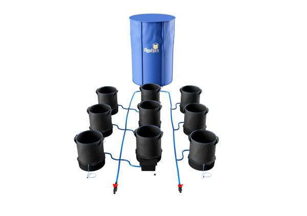 Autopot Komplettsystem, 9Pot XL System (mit 100l Flexi-Tank and 16mm Schlauch)