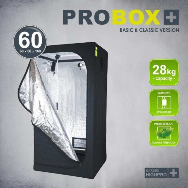 Growbox 60x60x160 cm | PROBOX BASIC 60 | Garden Highpro