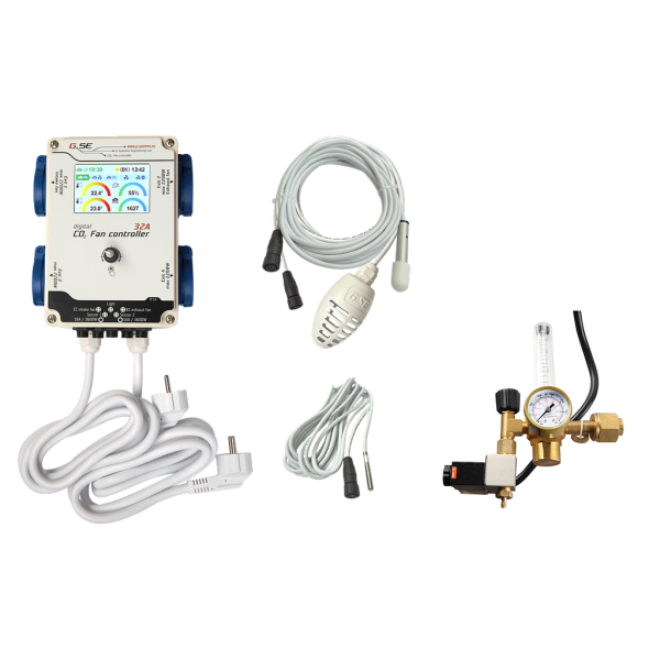 GSE CO2 Regler / Controller 4 Ausgänge 32A