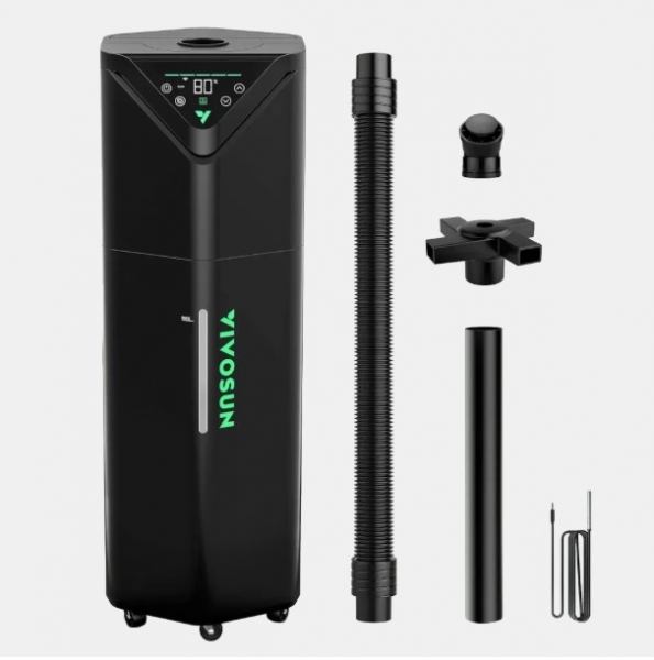 VIVOSUN AeroStream H19 Smarter Luftbefeuchter 19L mit Temperatur- und Feuchtigkeitssonde, für Growbox