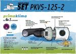 Prima Klima PKVS-125-2 Set Ventilator Set